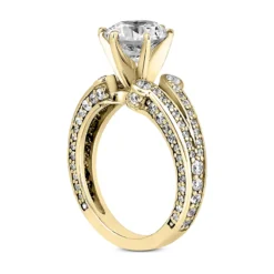14K White Gold Diamond Engagement Ring Mounting 0.65ct 15 14K White Gold Diamond Engagement Ring Mounting 0.65ct -Outlet Radiant Bijou Store 14k gold diamond engagement ring mounting 065ct p 26590 back yellow 20220426