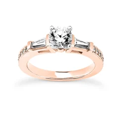 14K White Gold Diamond Engagement Ring Setting 0.38ct -Outlet Radiant Bijou Store 14k gold diamond engagement ring setting 038ct p 25119 rose 20220426