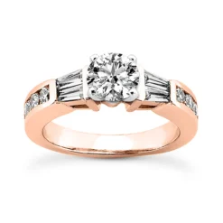 14K White Gold Diamond Engagement Ring Setting 0.56ct -Outlet Radiant Bijou Store 14k gold diamond engagement ring setting 056ct p 25114 rose 20220426