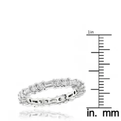 14K White Gold Diamond Eternity Band 1.44ct 16 Stones 10 14K White Gold Diamond Eternity Band 1.44ct 16 Stones -Outlet Radiant Bijou Store 14k gold diamond eternity band 144ct p 24931 ruler
