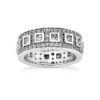 14K White Gold Diamond Eternity Band 1.82ct -Outlet Radiant Bijou Store 14k gold diamond eternity band 182ct p 24950 white 20220426