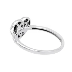 Real Diamond Heart Ring For Women 14K White Gold 0.33ct 11 Real Diamond Heart Ring For Women 14K White Gold 0.33ct -Outlet Radiant Bijou Store 14k gold diamond heart ring 046ct p 42944 backwh