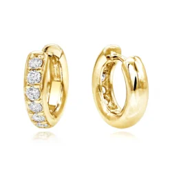 14K White Gold Diamond Huggie Earrings Hoops 1/2ct 9 14K White Gold Diamond Huggie Earrings Hoops 1/2ct -Outlet Radiant Bijou Store 14k gold diamond huggie earrings hoops 047ct p 6036 ye