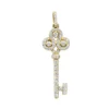 14K Yellow Gold Diamond Key Pendant 0.83ct -Outlet Radiant Bijou Store 14k gold diamond key pendant 083ct p 35169 ye