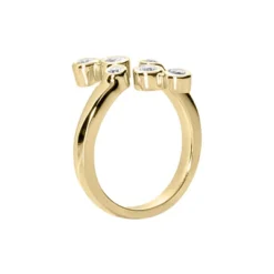 14K White Gold Diamond Right Hand Women's Ring 0.4ct -Outlet Radiant Bijou Store 14k gold diamond right hand womens ring 030ct p 29760 back yellow