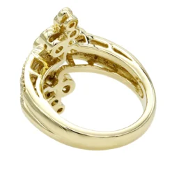 14K Yellow Gold Diamond Right Hand Women's Ring 0.36ct 24.3mm 11 14K Yellow Gold Diamond Right Hand Women's Ring 0.36ct 24.3mm -Outlet Radiant Bijou Store 14k gold diamond right hand womens ring 036ct p 29802 backye