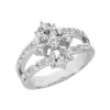 14K White Gold Diamond Right Hand Women's Ring 0.66ct -Outlet Radiant Bijou Store 14k gold diamond right hand womens ring 066ct p 29796 white