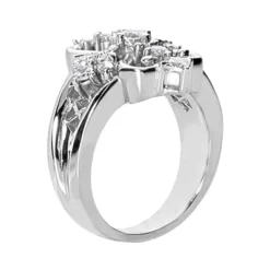 14K White Gold Diamond Right Hand Women's Ring 0.73ct -Outlet Radiant Bijou Store 14k gold diamond right hand womens ring 073ct p 29783 back white