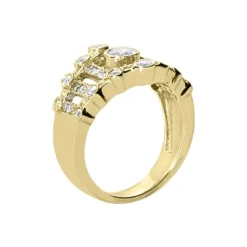 14K White Gold Diamond Right Hand Women's Ring 0.75ct -Outlet Radiant Bijou Store 14k gold diamond right hand womens ring 075ct p 29822 back yellow