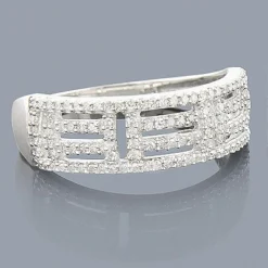 14K White Gold Diamond Ring 0.33ct