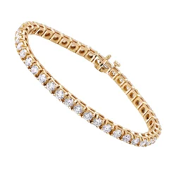 14K Yellow Gold Women's Diamond Tennis Bracelet Round Diamonds 9.72ct 11 14K Yellow Gold Women's Diamond Tennis Bracelet Round Diamonds 9.72ct -Outlet Radiant Bijou Store 14k gold diamond tennis bracelet round diamonds 972ct p 255 ro