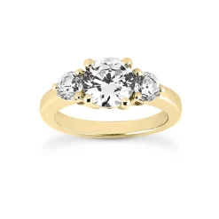 14K White Gold Diamonds Three Stone Engagement Ring 0.80ctw -Outlet Radiant Bijou Store 14k gold diamond three stone engagement ring 080ct p 24798 yellow 20220426