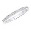 Thin Diamond Wedding Stackable Ring For Women 14K White Gold 0.21ct 2 Thin Diamond Wedding Stackable Ring For Women 14K White Gold 0.21ct -Outlet Radiant Bijou Store 14k gold diamond unique engagement band 021ct p 23759 wh