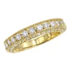Luxurman Women's 14K Yellow Gold Diamond Unique Engagement Band 1.4ct -Outlet Radiant Bijou Store 14k gold diamond unique engagement band 124ct p 23798 ye