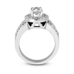 14K White Gold Diamond Unique Engagement Ring 1.04ct 12.40mm 19 14K White Gold Diamond Unique Engagement Ring 1.04ct 12.40mm -Outlet Radiant Bijou Store 14k gold diamond unique engagement ring 104ct p 24189 additional white