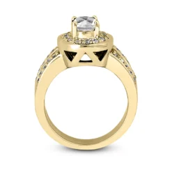 14K White Gold Diamond Unique Engagement Ring 1.04ct 12.40mm 18 14K White Gold Diamond Unique Engagement Ring 1.04ct 12.40mm -Outlet Radiant Bijou Store 14k gold diamond unique engagement ring 104ct p 24189 additional yellow