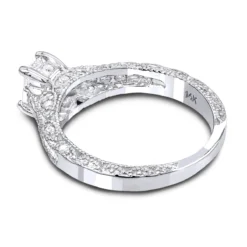 14K White Gold Diamond Unique Engagement Ring 1.08ct 1/4 In(6mm) 11 14K White Gold Diamond Unique Engagement Ring 1.08ct 1/4 In(6mm) -Outlet Radiant Bijou Store 14k gold diamond unique engagement ring 108ct p 24026 backwh