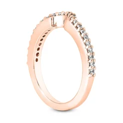 14K White Gold Diamond Unique Engagement Ring Set 1.04ct -Outlet Radiant Bijou Store 14k gold diamond unique engagement ring set 104ct p 23496 additional rose 3