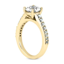 14K White Gold Diamond Unique Engagement Ring Set 1.04ct -Outlet Radiant Bijou Store 14k gold diamond unique engagement ring set 104ct p 23496 additional yellow