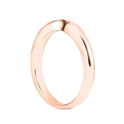 Thin 14K White Gold Wedding Ring Band 2.3mm -Outlet Radiant Bijou Store 14k gold engagement ring band p 23105 back rose 20220426