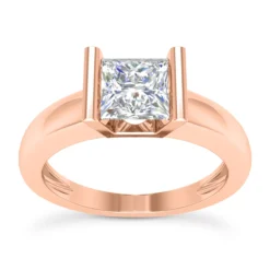 14K White Gold Engagement Ring Mounting 2.50mm -Outlet Radiant Bijou Store 14k gold engagement ring mounting p 23141 rose 20220426