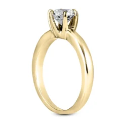 14K White Gold Engagement Ring Mounting 2.70mm -Outlet Radiant Bijou Store 14k gold engagement ring mounting p 24969 back yellow 20220426