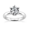 14K White Gold Engagement Ring Mounting 2.70mm