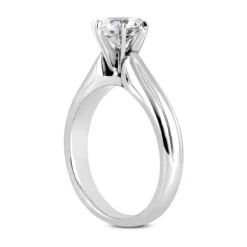 14K White Gold Engagement Ring Setting 2mm -Outlet Radiant Bijou Store 14k gold engagement ring setting p 25044 back white 20220426