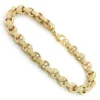 14K Yellow Gold Eternity Diamond Bracelet 8.5ct