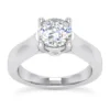 14K White Gold Four-Prong Solitaire Engagement Ring 0.53ct 1 14K White Gold Four-Prong Solitaire Engagement Ring 0.53ct -Outlet Radiant Bijou Store 14k gold four prong solitaire engagement ring 053ct p 24981 white 20220426