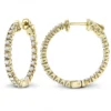 14K Yellow Gold Inside Out Diamond Hoop Earrings 1 Ct -Outlet Radiant Bijou Store 14k gold inside out diamond hoop earrings 115ct p 6260 ye