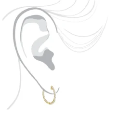 14K Yellow Gold Inside Out Diamond Hoop Earrings 1.85ct -Outlet Radiant Bijou Store 14k gold inside out diamond hoop earrings 185ct p 6267 bodye