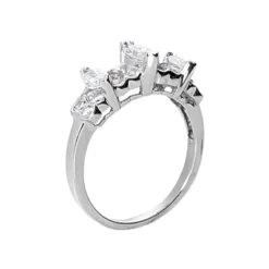 14K White Gold Ladies Diamond Ring 0.83ct 8 14K White Gold Ladies Diamond Ring 0.83ct -Outlet Radiant Bijou Store 14k gold ladies diamond ring 083ct p 29258 back white