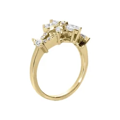 14K White Gold Ladies Diamond Ring 0.91ct -Outlet Radiant Bijou Store 14k gold ladies diamond ring 091ct p 29591 back yellow