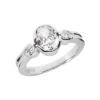 Thin 14K White Gold Ladies Diamond Ring 1.43ct -Outlet Radiant Bijou Store 14k gold ladies diamond ring 143ct p 29189 white