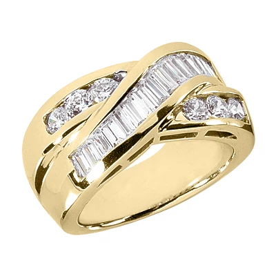 14K White Gold Ladies Diamond Ring 1.43ct 4 14K White Gold Ladies Diamond Ring 1.43ct - Image 2