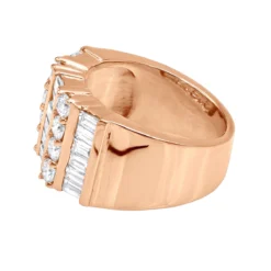 14K Yellow Gold Ladies Diamond Ring 2.60ct -Outlet Radiant Bijou Store 14k gold ladies diamond ring 260ct p 29263 backro