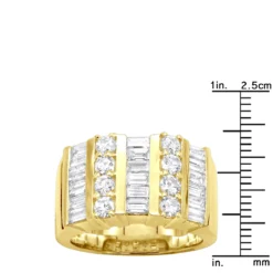 14K Yellow Gold Ladies Diamond Ring 2.60ct -Outlet Radiant Bijou Store 14k gold ladies diamond ring 260ct p 29263 rulerye