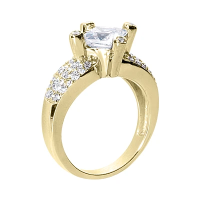 14K White Gold Ladies Diamond Ring 2.66ct 6 14K White Gold Ladies Diamond Ring 2.66ct - Image 4