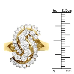 14K Yellow Gold Ladies Diamond Ring 2ct 15 14K Yellow Gold Ladies Diamond Ring 2ct -Outlet Radiant Bijou Store 14k gold ladies diamond ring 2ct p 29198 ruler yellow
