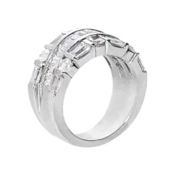 14K White Gold Ladies Diamond Ring 3.58ct 11.4mm 8 14K White Gold Ladies Diamond Ring 3.58ct 11.4mm -Outlet Radiant Bijou Store 14k gold ladies diamond ring 358ct p 29305 back white