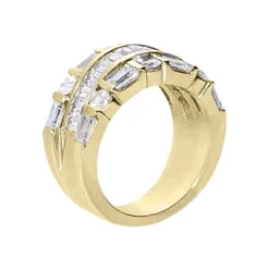 14K White Gold Ladies Diamond Ring 3.58ct 11.4mm 9 14K White Gold Ladies Diamond Ring 3.58ct 11.4mm -Outlet Radiant Bijou Store 14k gold ladies diamond ring 358ct p 29305 back yellow