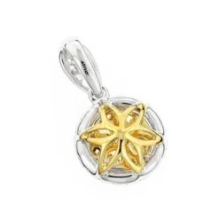 14K White Gold Natural Yellow Diamonds Ladies Circle Pendant 1 Carat -Outlet Radiant Bijou Store 14k gold natural yellow diamonds ladies circle pendant 1 carat backwh