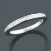Ultra Thin 14K White Gold One Row Round Diamond Band 0.15ct -Outlet Radiant Bijou Store 14k gold one row round diamond band 015ct p 6316