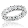 14K White Gold Princess Cut Diamond Eternity Band 5.40ct 2 14K White Gold Princess Cut Diamond Eternity Band 5.40ct -Outlet Radiant Bijou Store 14k gold princess cut diamond eternity band 540ct p 24925 white 20220426