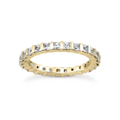 Thin 14K White Gold Princess Cut Diamond Eternity Ring 3.23ct 6 Thin 14K White Gold Princess Cut Diamond Eternity Ring 3.23ct -Outlet Radiant Bijou Store 14k gold princess cut diamond eternity ring 323ct p 24922 yellow 20220426