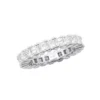 14K White Gold Princess Cut Diamond Eternity Ring 3.74ct 4.4mm -Outlet Radiant Bijou Store 14k gold princess cut diamond eternity ring 374ct p 24924 wh