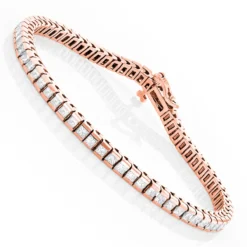 Women's 14K White Gold Princess Cut Diamond Tennis Bracelet 5 Carat -Outlet Radiant Bijou Store 14k gold princess cut diamond tennis bracelet 5 carat p 254 ro