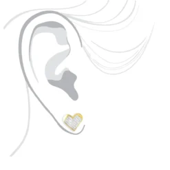 14K Yellow Gold Princess Diamond Heart Earrings 0.88ct 13 14K Yellow Gold Princess Diamond Heart Earrings 0.88ct -Outlet Radiant Bijou Store 14k gold princess diamond heart earrings 088ct p 6337 bodye