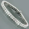Women's Princess Diamond 14K White Gold Tennis Bracelet 13.55ct -Outlet Radiant Bijou Store 14k gold princess diamond tennis bracelet 1355ct p 5799
